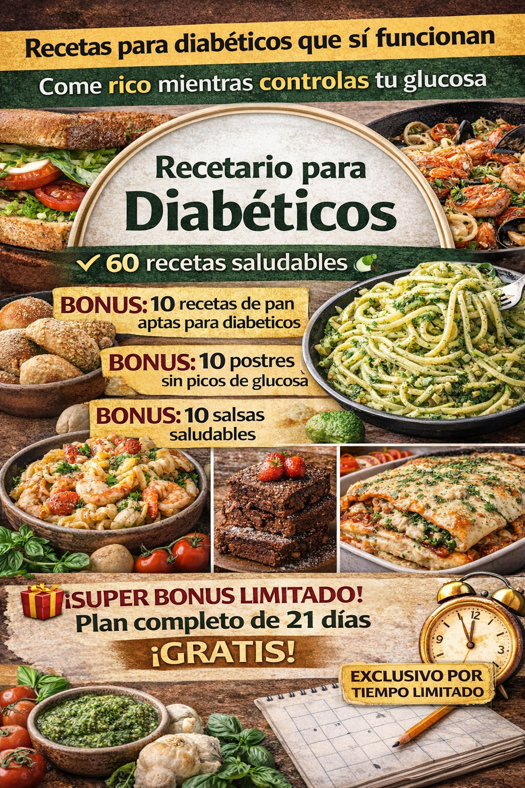 Plan Dulce Balance – 21 Días para Estabilizar tu Glucosa sin Renunciar al Sabor
